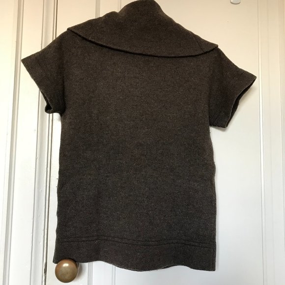 Gap Brown Short Sleeve Sweater - Picture 5 of 6
